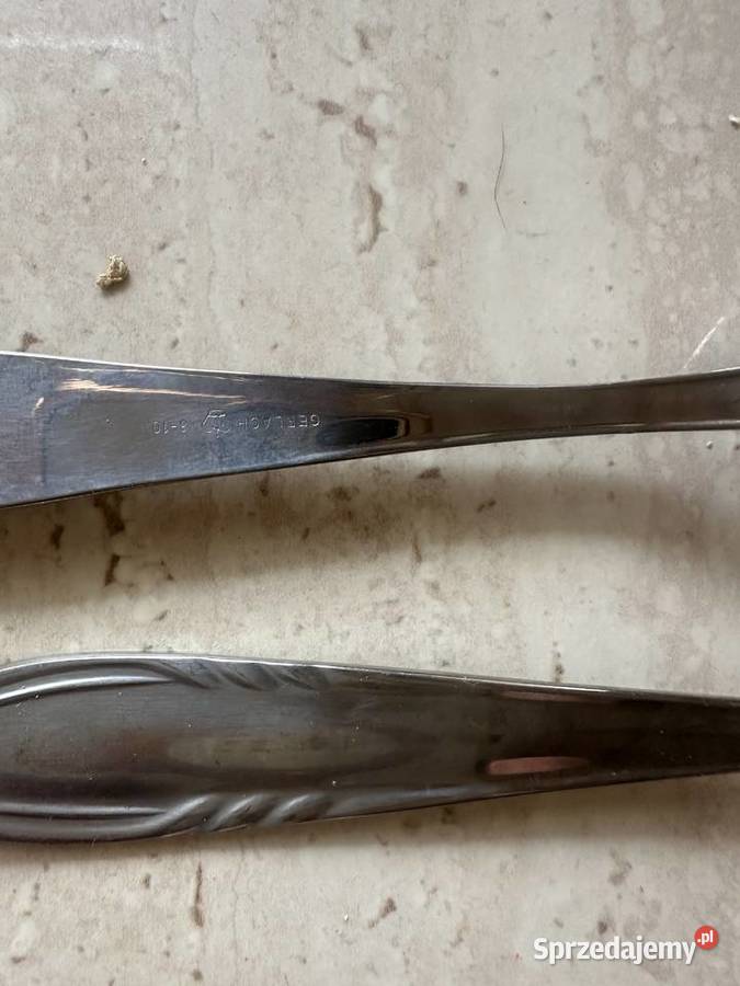 Zestaw sztućców 18 sztuk łyżek stołowych z lat Łódź