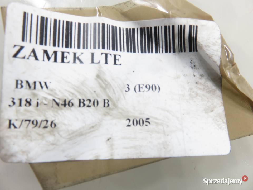ZAMEK LEWY TYLNY BMW 3 E90 7060295 osobowe sprzedam