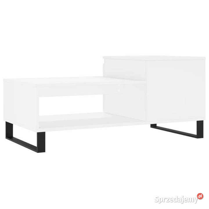 Stolik kawowy biały 100x50x45 materiał Stoły Warszawa sprzedam