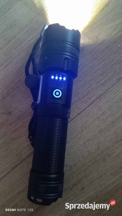 Latarka XHP160 COB 16 rdzeni super mocna latarka Łask