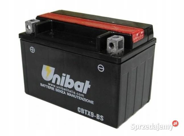 Akumulator Unibat CBTX9BS 12V 8Ah 120A L AGM dolnośląskie Jelcz-Laskowice