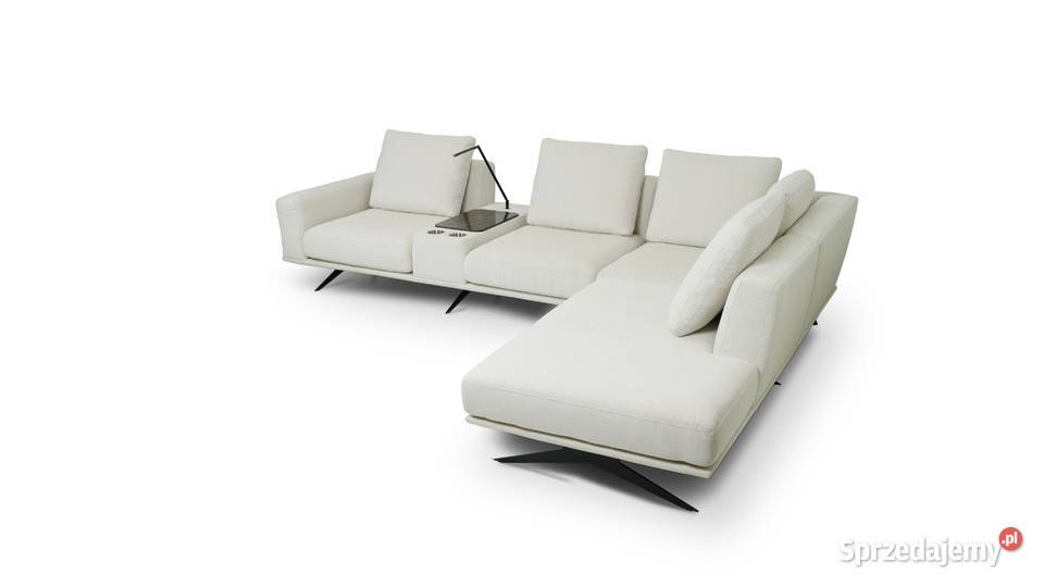 Narożnik Sines z barkiem w tkaninie NURIEL 56 95cm Woźniki