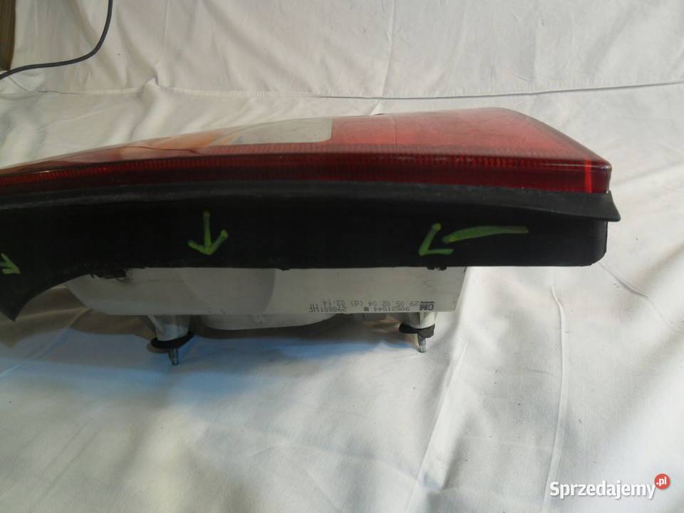 Opel Astra G lampa prawa tylna prawy tył Nowy Tomyśl