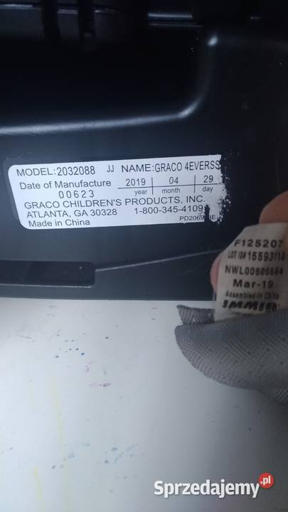 Fotelik GRACO 4 EVER 1845 do 150 RWFFWF Jeden Łódź sprzedam