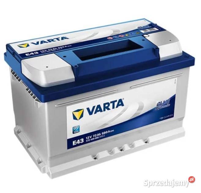 Akumulator VARTA Blue Dynamic E43 72Ah 680A EN Wałbrzych