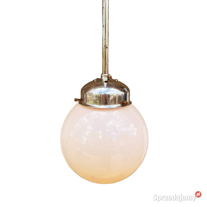 Artdecowska Lampa wisząca Napako Czechosłowacja mazowieckie