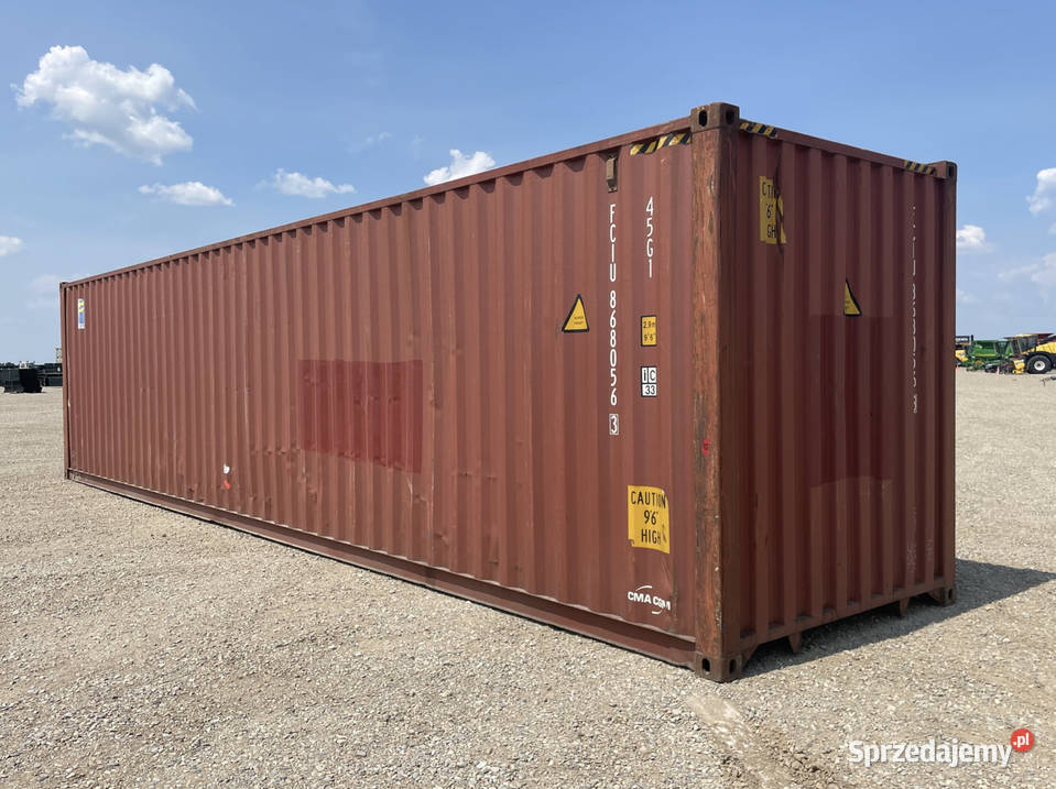 Kontener morski magazynowy 40 DVHC 12 metrowy wielkopolskie Mosina