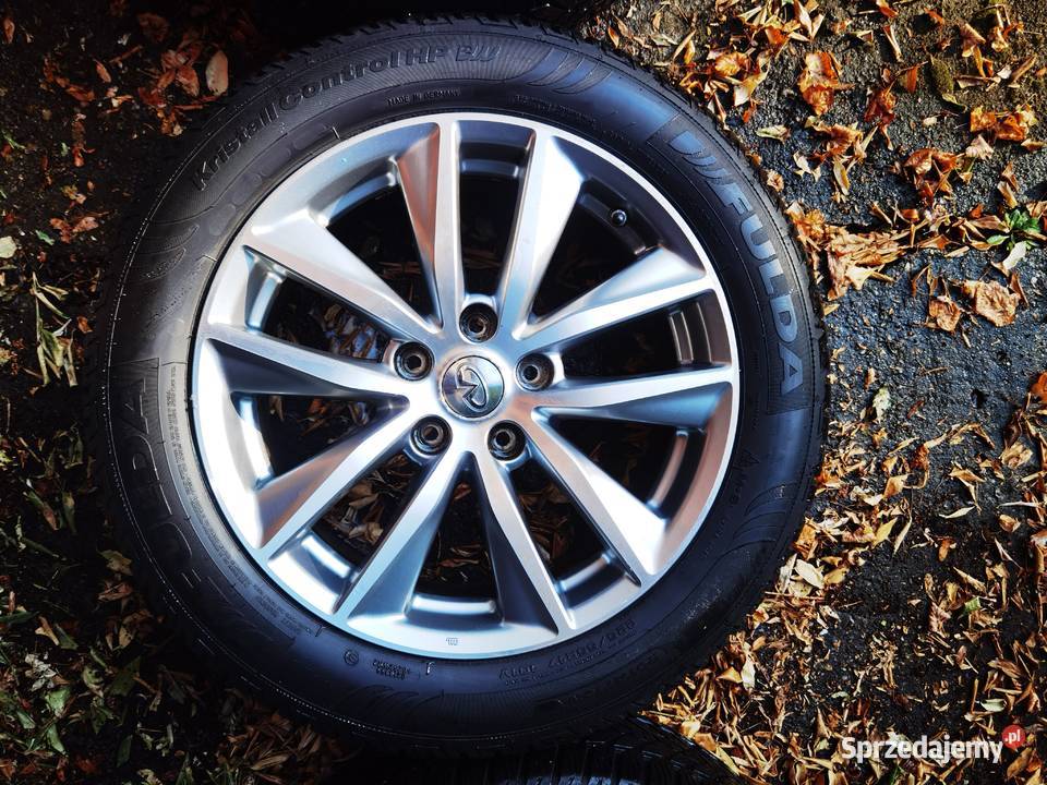 Oryginalne Felgi Infinity Q50 opony Fulda Zielona Góra