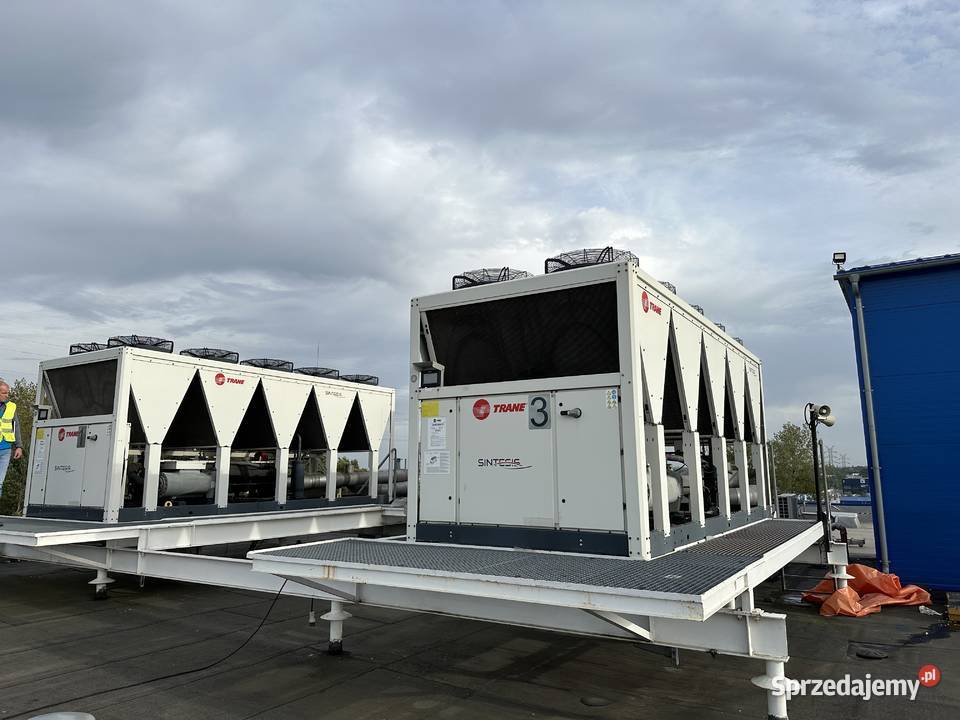 Agregat wody lodowej chiller Trane RTAF145 522 Wałsnów sprzedam