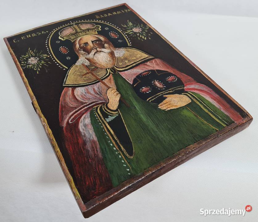 Ikona Święty Włodzimierz 027 Warszawa sprzedam