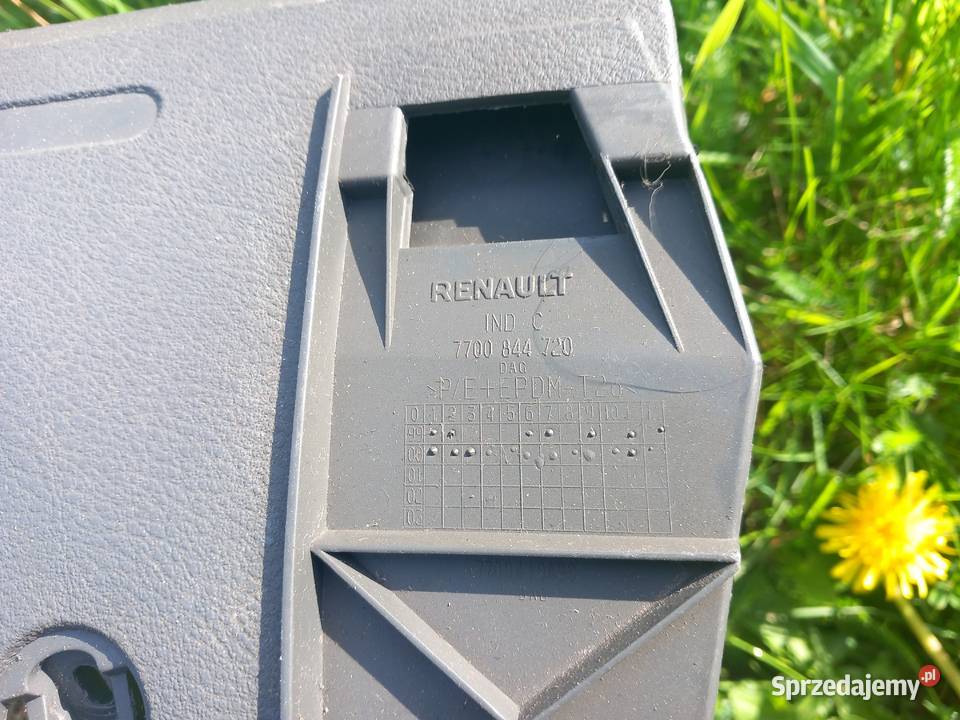 Osłona Konsoli Podszybie Wewnętrzne Renault