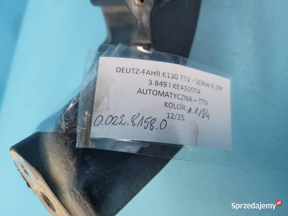 DEUTZFAHR 6130 TTV KOLEKTOR SSĄCY 002281580 Silnik i osprzęt Kolno