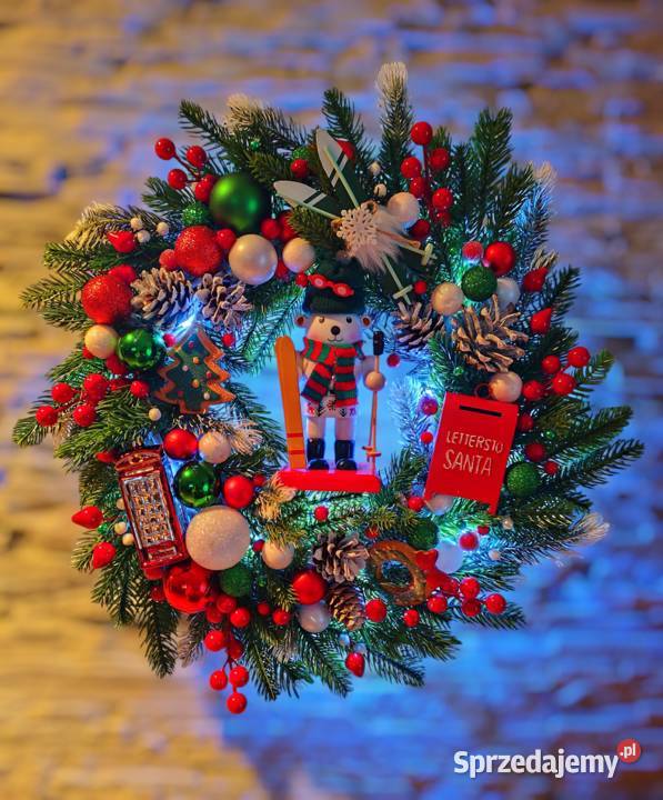 Wianek świąteczny Boże Narodzenie Kębłowo