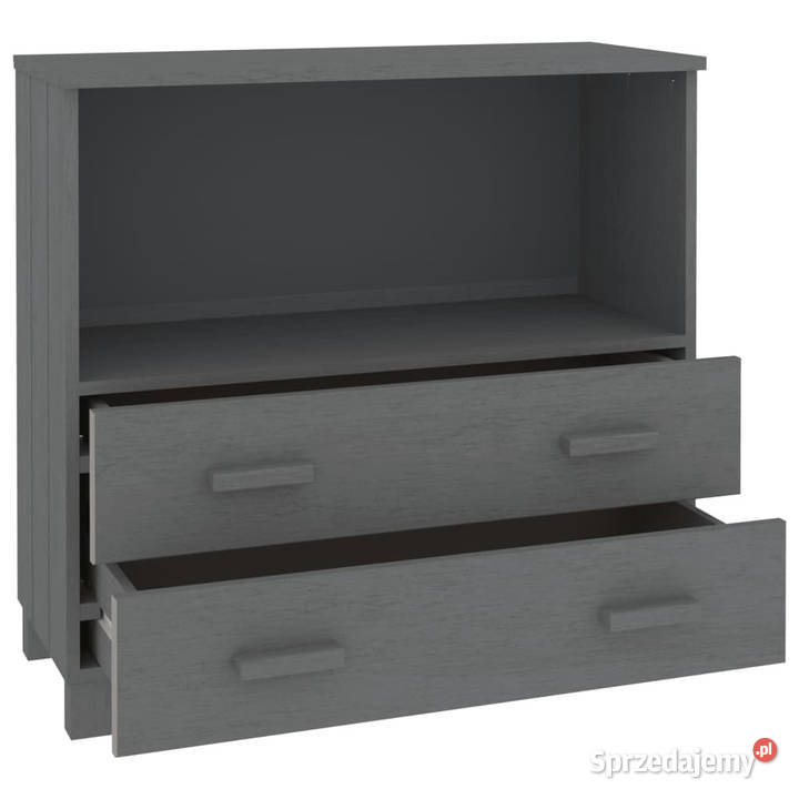 Szafka HAMAR ciemnoszara 85x35x80 drewno sosnowe Warszawa