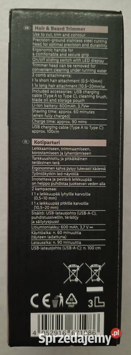 CIEN BEAUTY CBBT 37 A1 trymermaszynka do włosów Ełk