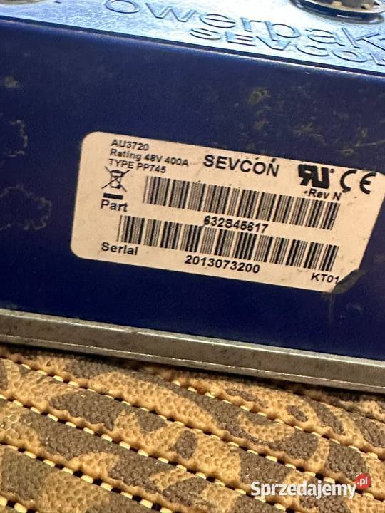 SEVCON POWERPAK typ PP745 CONTROLLER 662S45617 Antonie