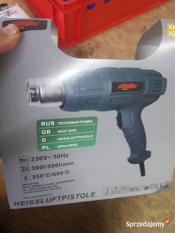 Opalarka elektryczna Eurotec germany 2400 W Narzędzia Głogowa