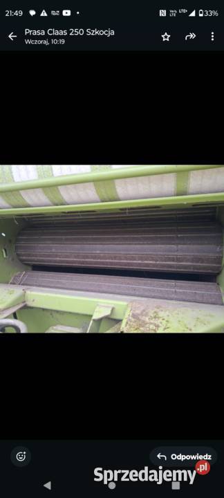 Prada Claas 250 Rollant RotoCut rotor noże nieuszkodzony