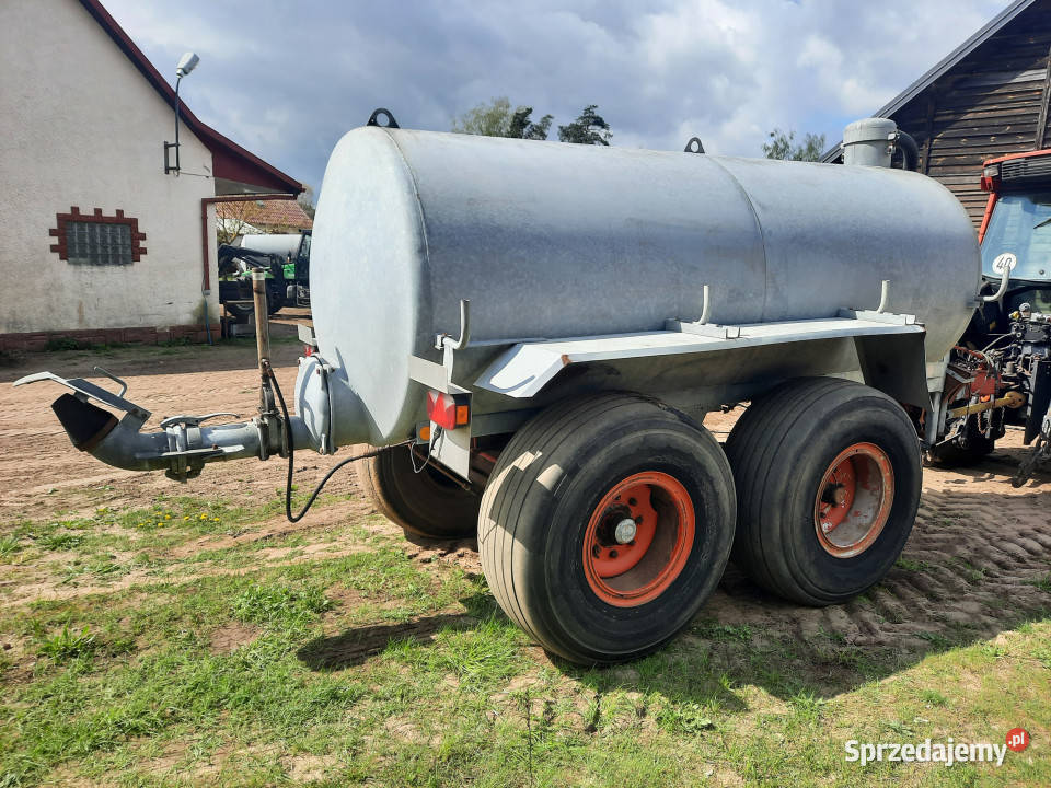 Wóz asenizacyjny JKOTTE VT 7000 L tandem skrętny nieuszkodzony Korpele