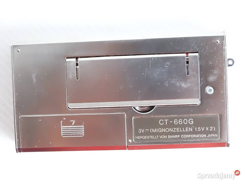 Unikat Vintage Sharp CT660G Talking Clock Biłgoraj