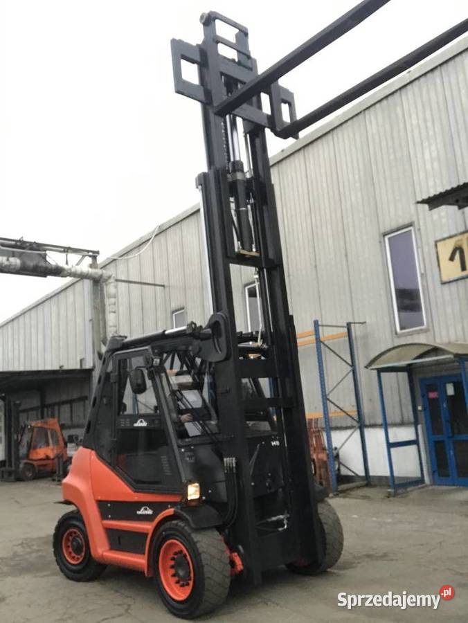 Linde H80 T Wózek widłowy używany 8 ton udźwigu Motoryzacja Elbląg sprzedam