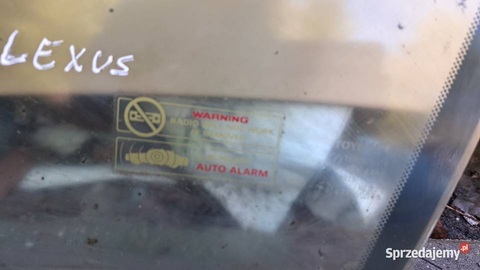Szyba drzwi kierowcy lexus ls400 ucf10 Częstochowa sprzedam