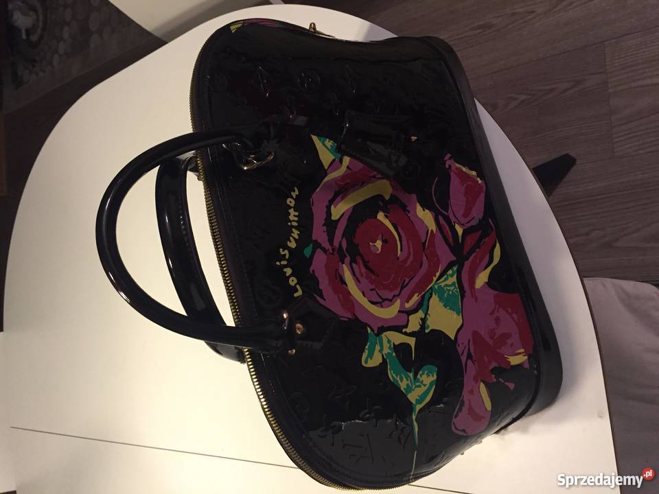 Torebka Louis Vuitton czarna lakierowana Białystok
