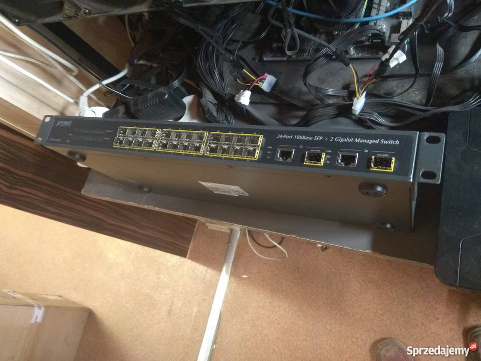 Planet 28 sfp 100 MB Plus 2 GB FastEthernet 100Mbit małopolskie Kraków