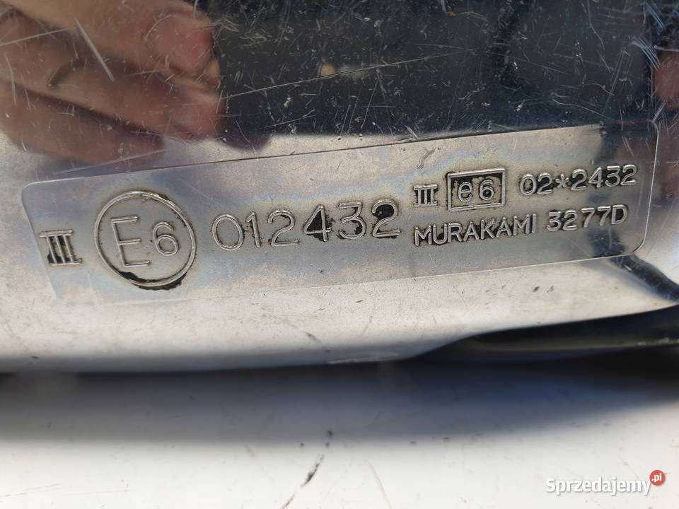 Toyota Hilux VI LUSTERKO PRAWE pasażera 3 Kable Rudka