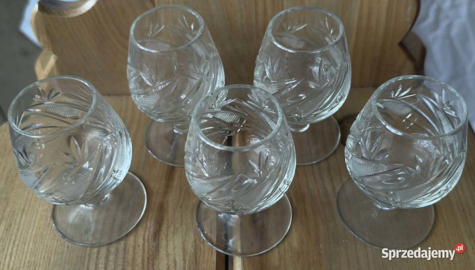 Kryształowe Kieliszki PRL 12 Bukowina Tatrzańska