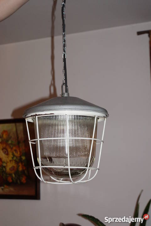 Lampa wisząca fabryczna loft industrial vintage Warszawa