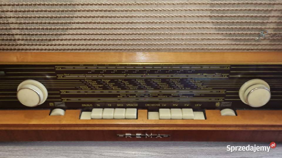 Zabytkowe radio lampowe REMA 2001 z lat 60tych Warta