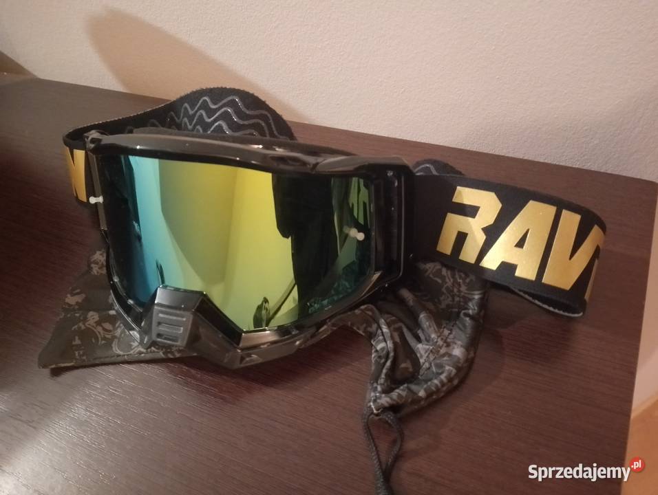 Gogle Raven sniper zielone Gogle Zaczernie