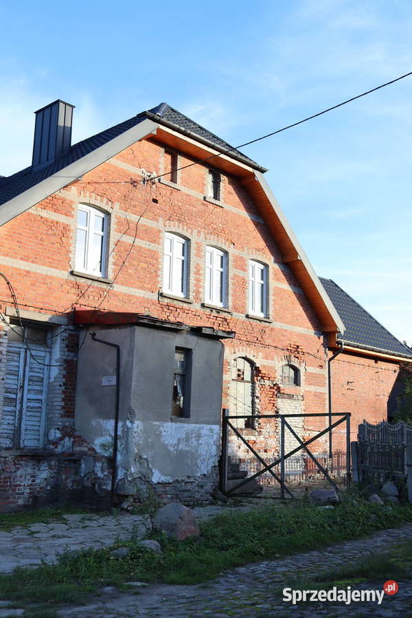 Piękny poniemiecki budynek starej mleczarni w pomorskie Możdżanowo sprzedam