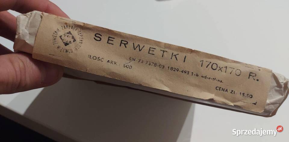Serwerki papierowe prl 1976r Grójec sprzedam