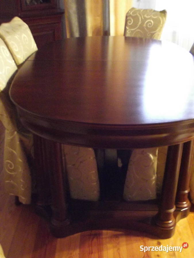 Piękne meble do salonu drewno komplet zestaw Meble Piekary Śląskie