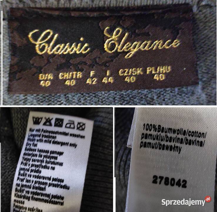 elegancki długi sweter zapinany kardigan Kielce