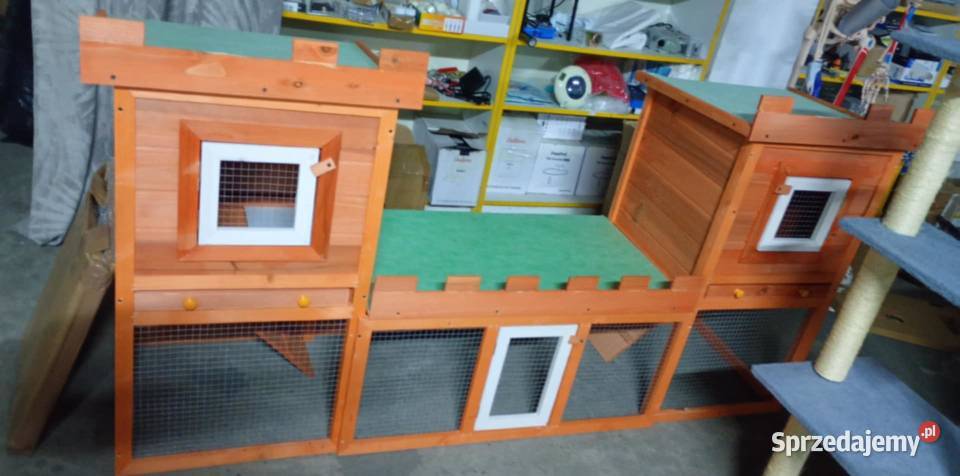 Duża klatka królików innych zwierząt 2poziomowa Myszków sprzedam