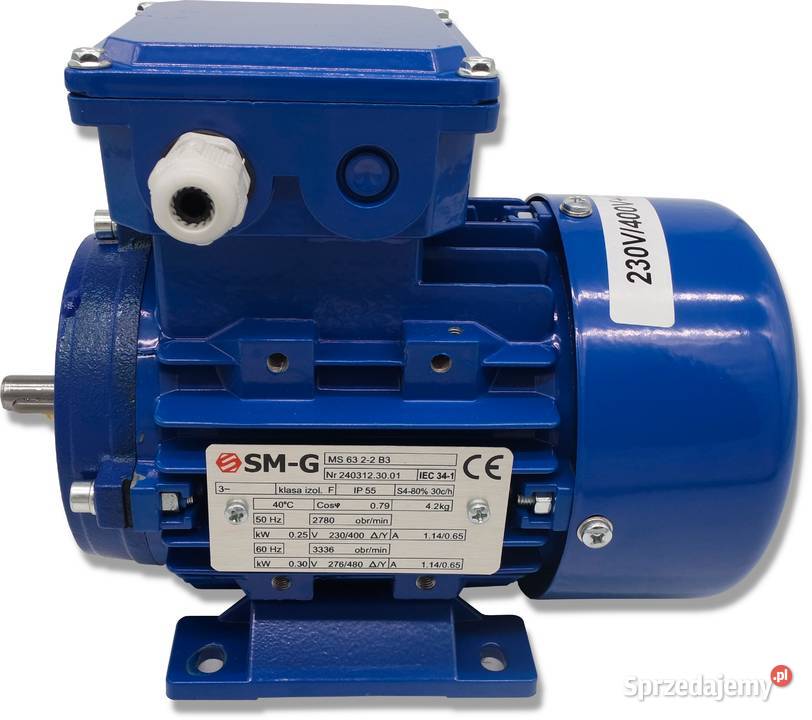 SILNIK ELEKTRYCZNY 025kW 230400V 2780 OBR kujawsko-pomorskie Solec Kujawski