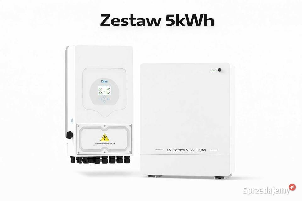 Zestaw Magazyn Inwerter LV 5 kW 512 kWh