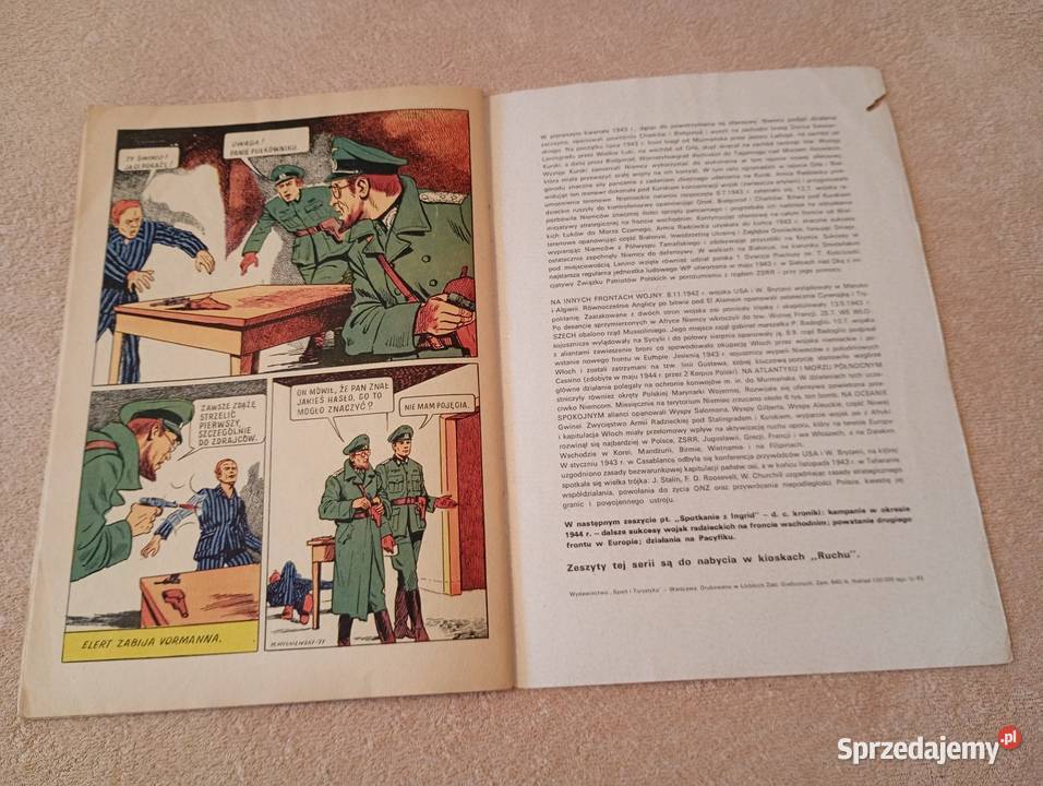 Pierwsze wydanie Kapitan Kloss 6 Hasło łódzkie sprzedam