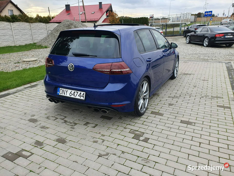 Volkswagen Golf VII R 20tfsi 375 4motion DSG kurtyny powietrzne Golf opolskie Strobice