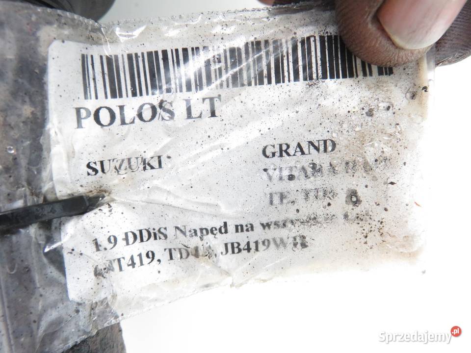 PÓŁOŚ LEWA TYLNA SUZUKI GRAND VITARA II 19 DDiS