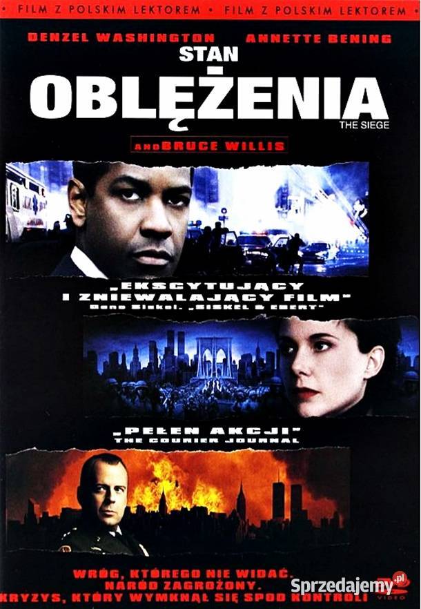 STAN OBLĘŻENIA DENZEL WASHINGTON POLSKI LEKTOR sprzedam
