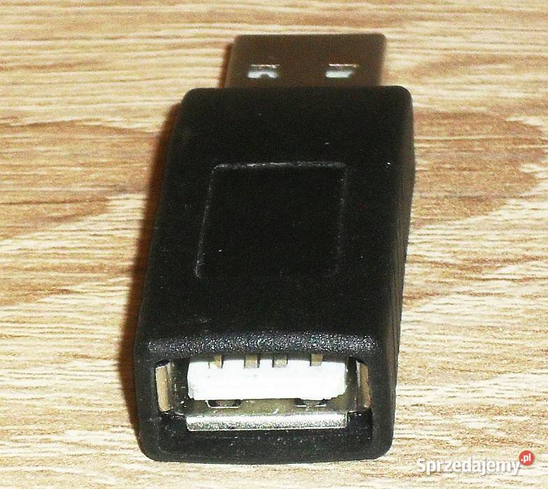 Adapter USB 20 MF TypA męski na TypA żeński Data przejściówki śląskie Gliwice