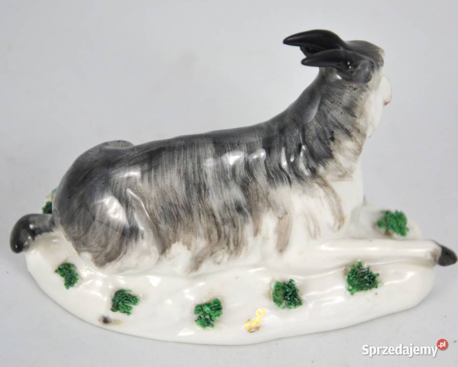 Kozioł leżący porcelana Edm Samson Francja XIXw Porcelana i szkło sprzedam