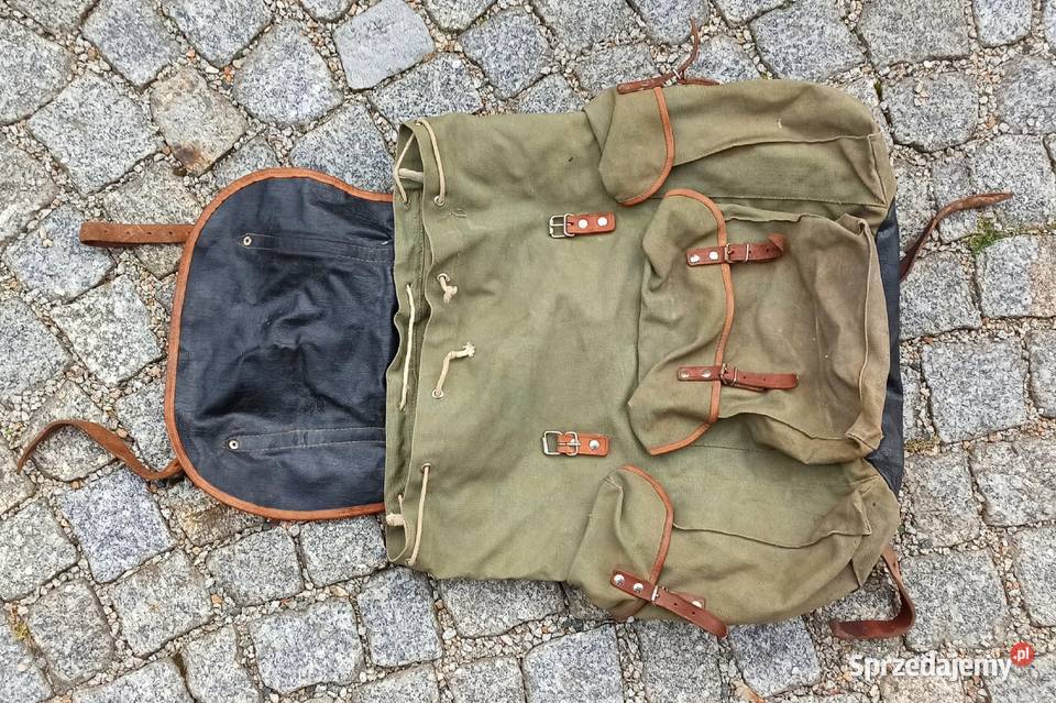 Plecak brezentowy