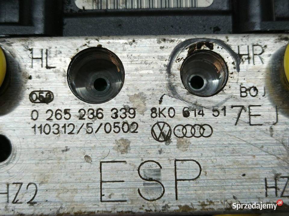 POMPA ABS 8K0614517EJ 0265236339 8K0907379BJ Rok produkcji 2014