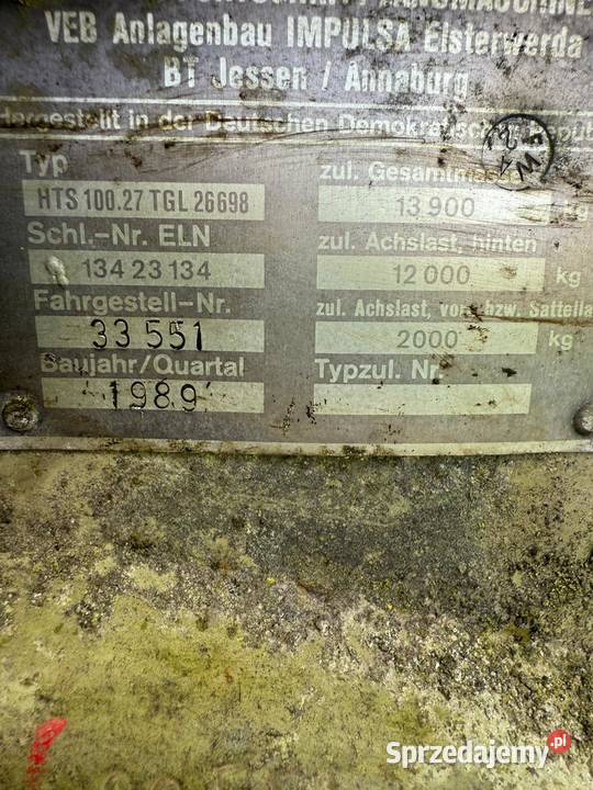 IFA DDR beczka asenizacyjana 10000L nieuszkodzony Prądocin