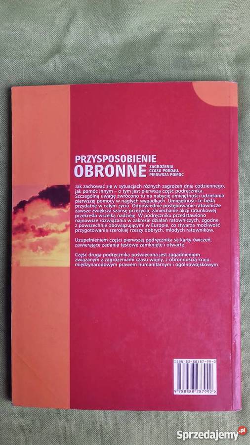 Przysposobienie obronne podręcznik część 1 Małkinia Górna